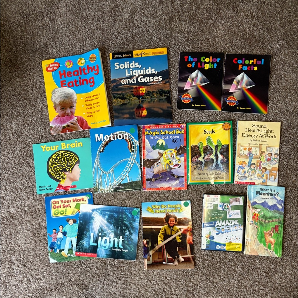 13 Children's Science Educational Book Set & 1 Amazing Science DVD